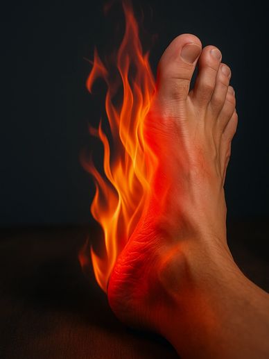 Burning feet neuropathy symptom – treated with Class IV laser therapy in Jacksonville