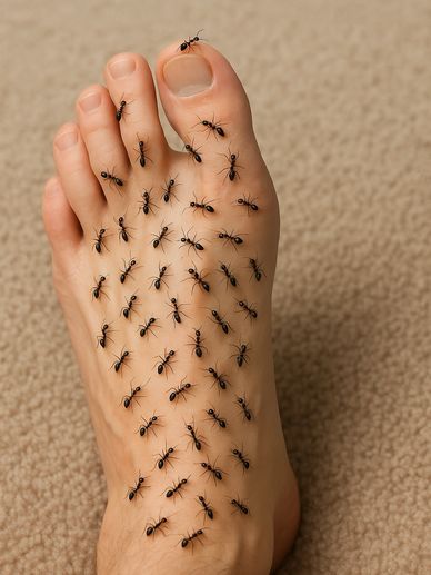 Neuropathy symptom tingling in feet described as ants crawling – neuropathy treatment Jacksonville