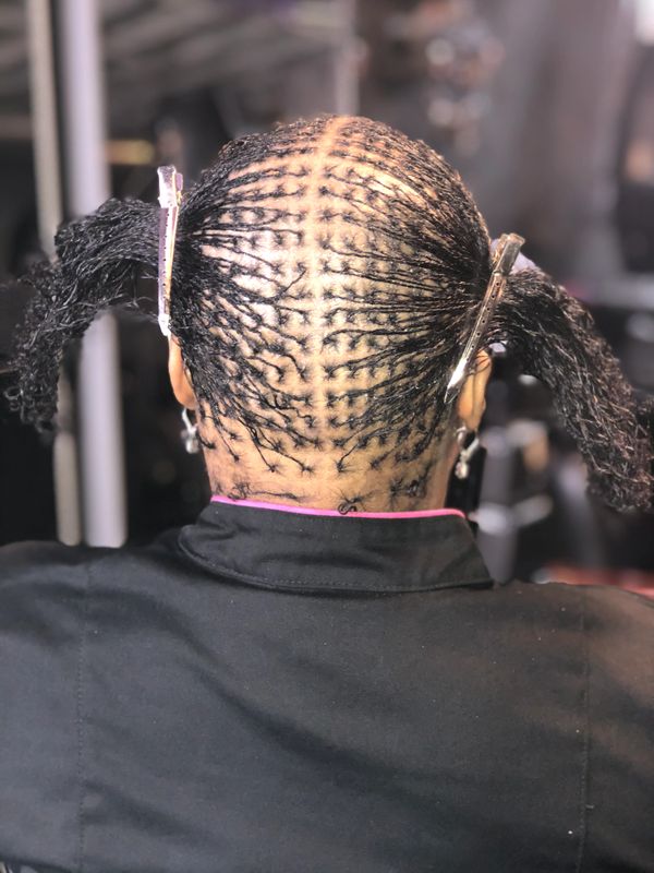 Sister Locs on thin hair 