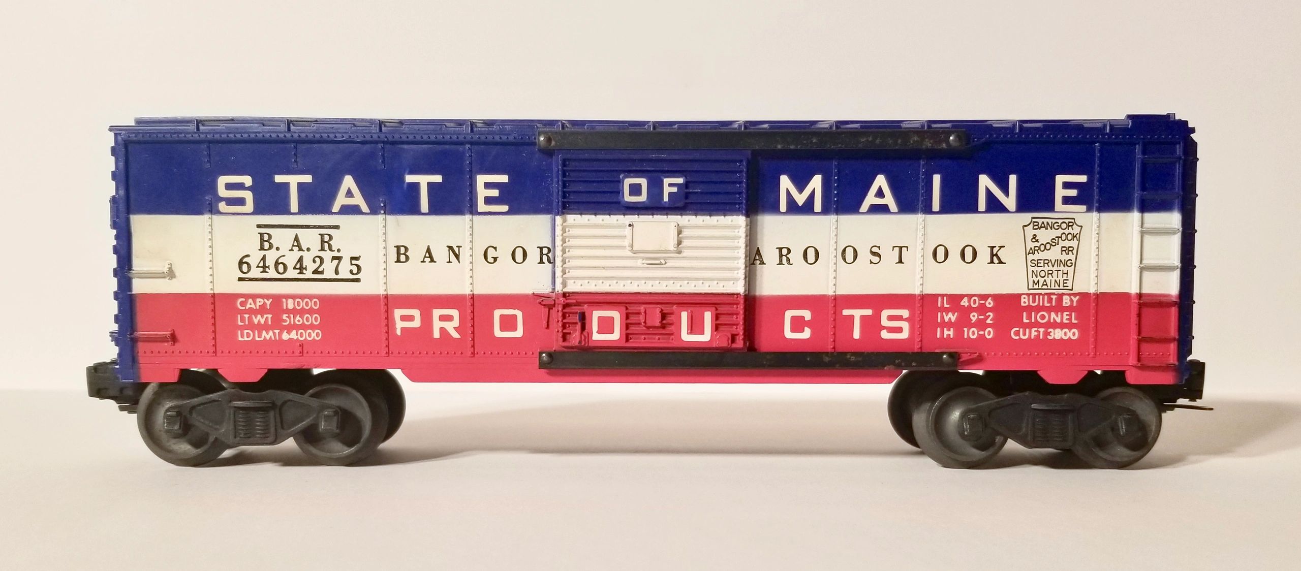 6464275 STATE OF MAINE BOX CAR