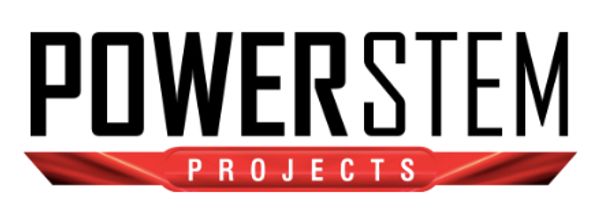 Logo featuring the text 'POWER STEM PROJECTS' with a red underline design.