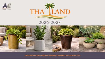 Elegant potted plants collection from Thailand 2026-2027 by Amira Coppola.