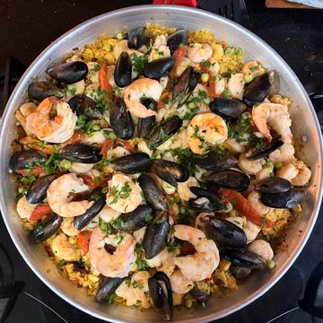 Paella marinera 