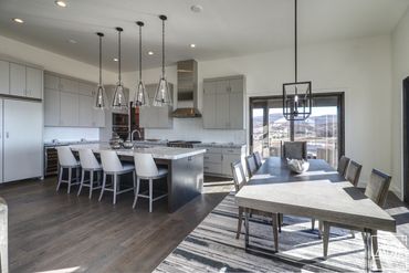 modern grey kitchen 