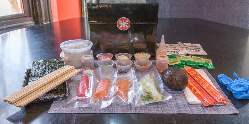 Spice Box Sushi at home Kit - Includes recipie book and all