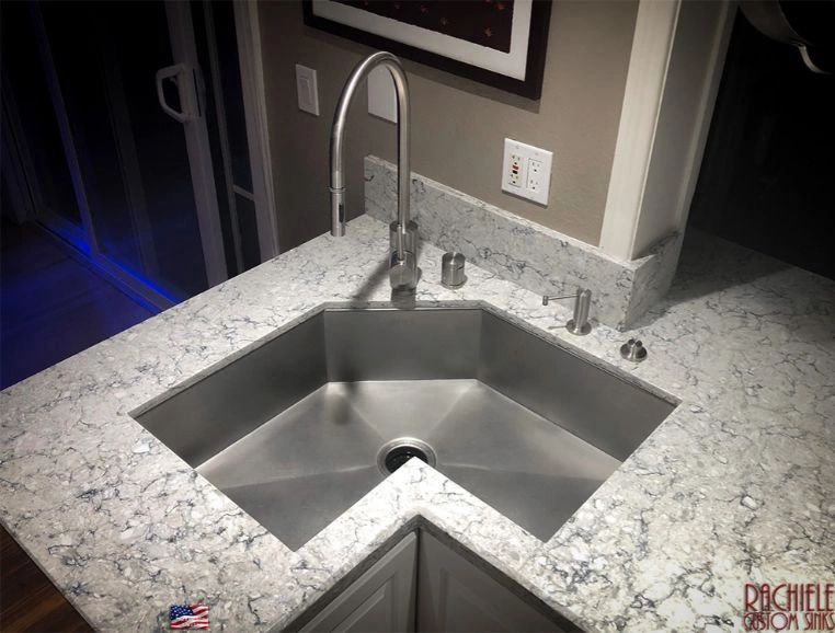 Corner Single Bowl Sink Waterstone 5300 Suite 