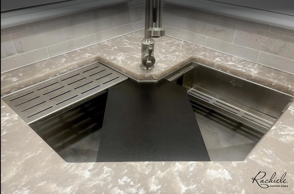 Diagonal sink best sale