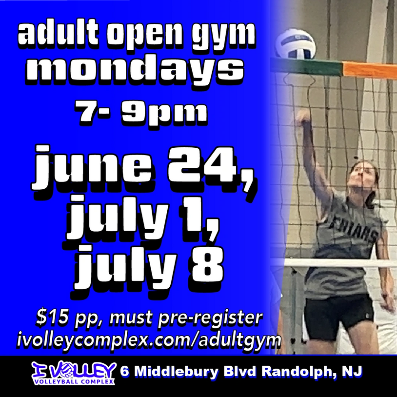 $15.00 PER PERSON - 2 GYM HOURS. MUST BE 18 OR OLDER TO PARTICIPATE. JUNIORS OPEN GYM (14-18) ON THU