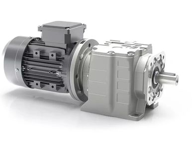 Moteur électrique avec réducteur de vitesse.