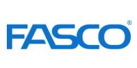 Logo bleu de FASCO sur fond blanc.