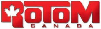 Logo of ROTOM Canada featuring a maple leaf.