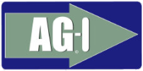 Logo with 'AG-I' text inside an arrow.