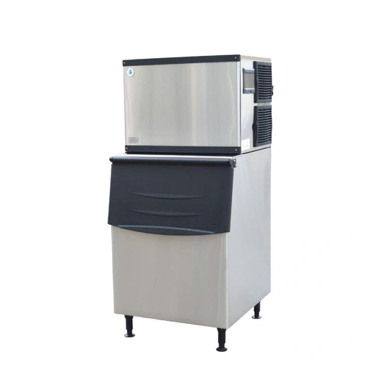 SK500P 500 Lbs Air Cooled Ice Cube Ice Machine Maker with Bin