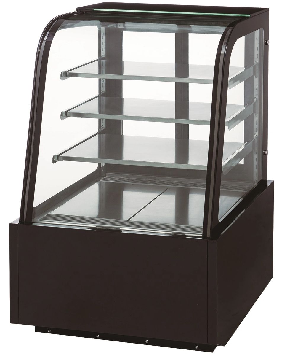 Dukers DDM36RCB 36" Curved Glass Refrigerated Bakery Display Case