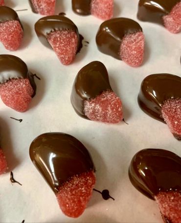 chocolate dipped jellies