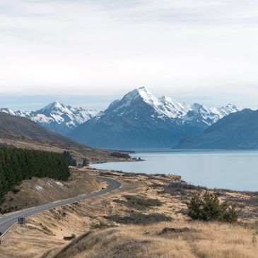 shot of new zealand roads, great for freedom camping in a self contained campervan