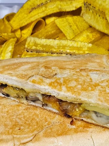 Plant-based Cuban favorites prepared with care, including vegetarian sandwiches and fritas.