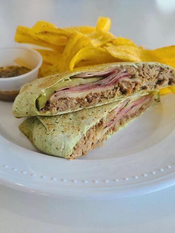 The Cuban sandwich Wrap. The Best wrap in Richardson near UT Dallas.