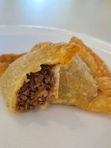 Cuban Empanada. Meat Pie.  The best fried meat pie in Richardson near UT Dallas