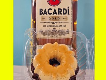 Infused with rich flavors of Bacardi rum and decadent chocolate, our Chocoflan Cakes are delicious! 