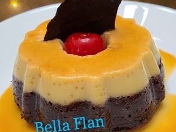 Chocoflan Choclate cake and Creamy Flan. Best dessert in Richardson near UT Dallas