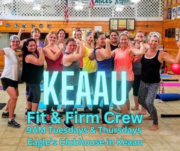Group Fitness Class in Keaau