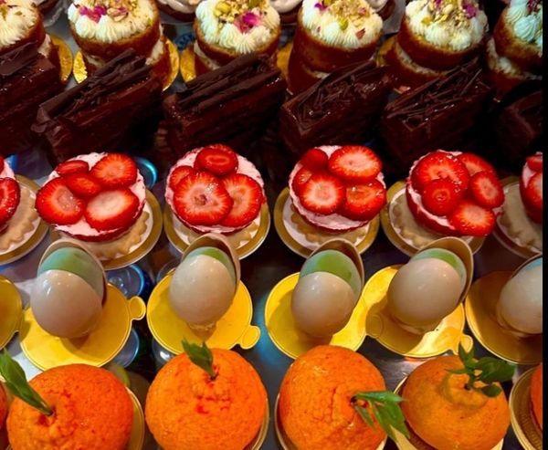 Artistic French Pastries - Azita's Bakery  in Back Porch Bakery  Cafe in Atascadero  Carlton Hotel