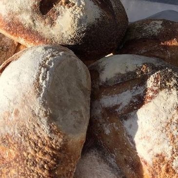 At Baywood Farmers Market on Monday, known for their delicious sourdough breads, Sasquatch Bakery