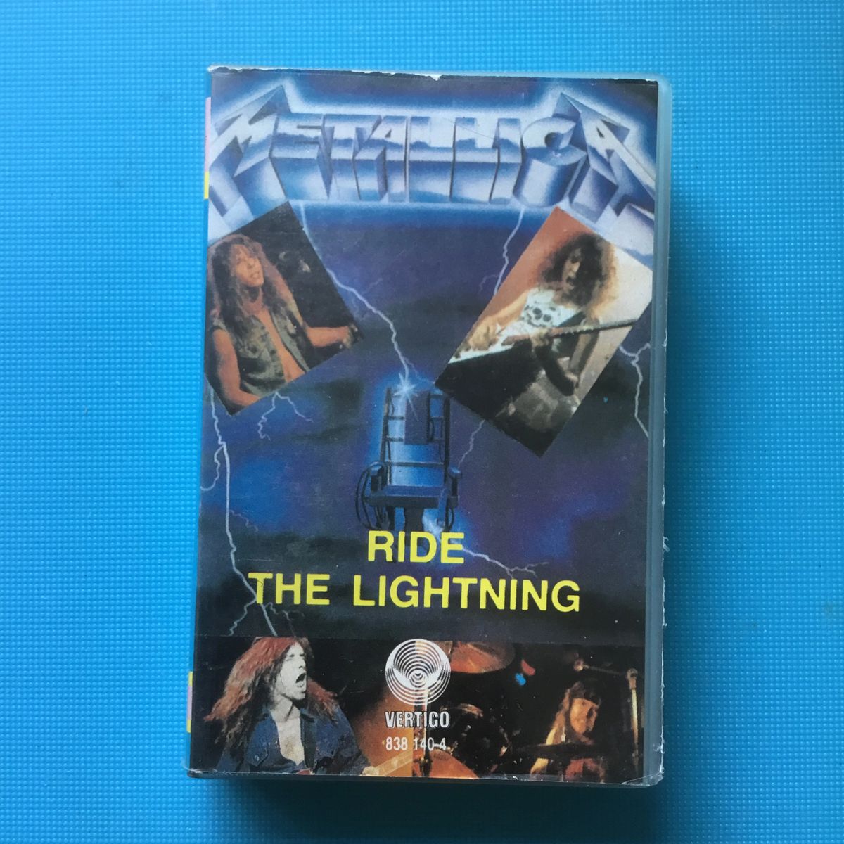 METALLICA Ride The Lightning RARE India MIL/Vertigo Clamshell