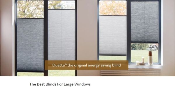 Duette blinds in bi fold window