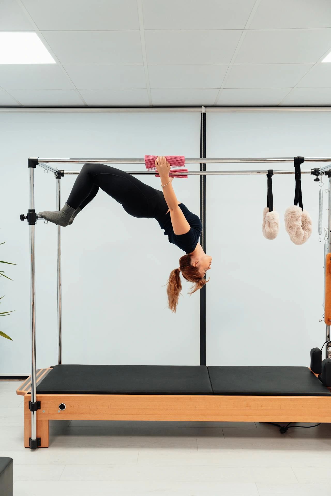 Member training in a modern gym, gym vending in Houston