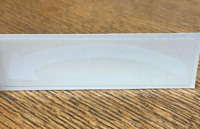 Curved Arrow Decals CCW Direction