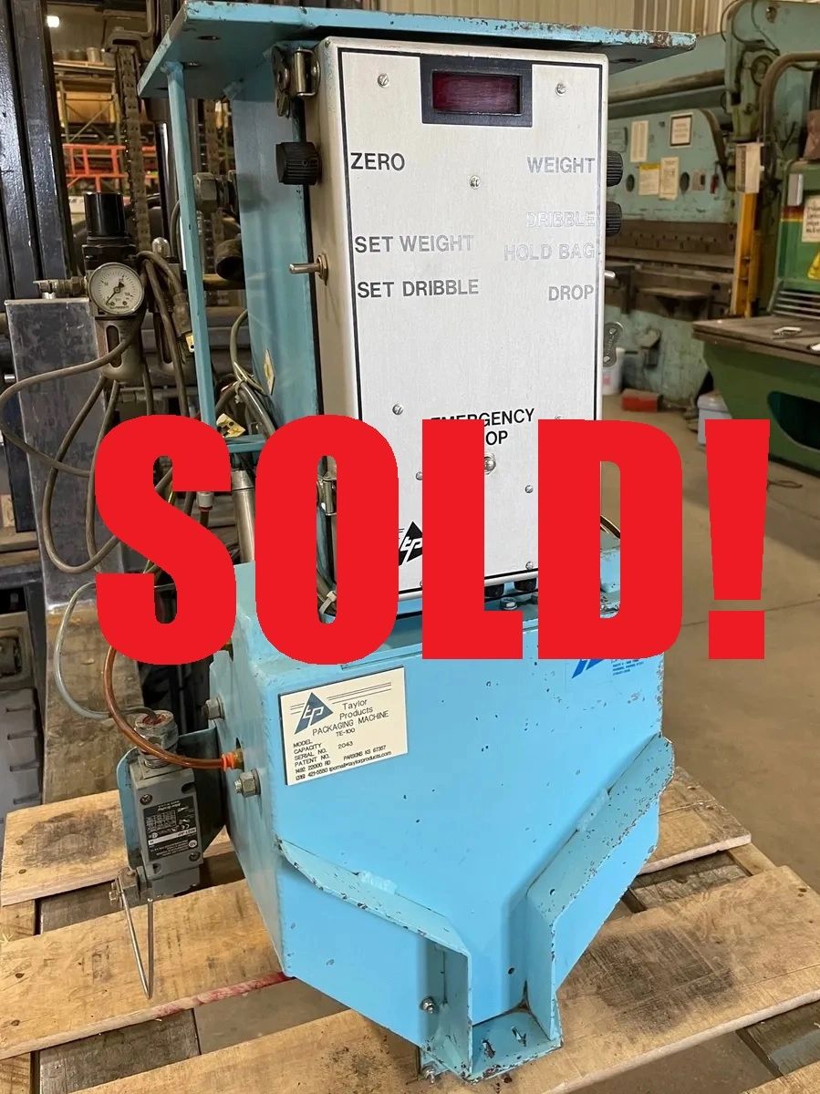 *SOLD* Taylor Products TE100 Compact Electronic Bagging Scale (Older