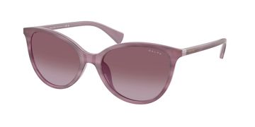 Purple Ralph sunglasses with gradient lenses.