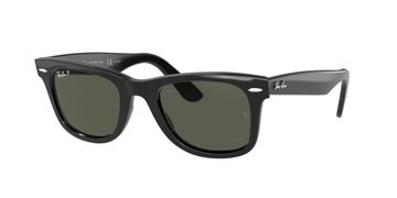 Black classic Ray-Ban Wayfarer sunglasses.