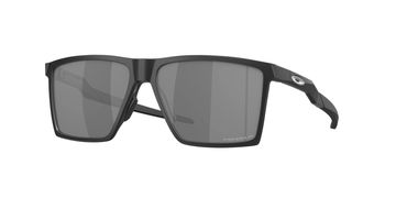 Black rectangular sunglasses with dark lenses.