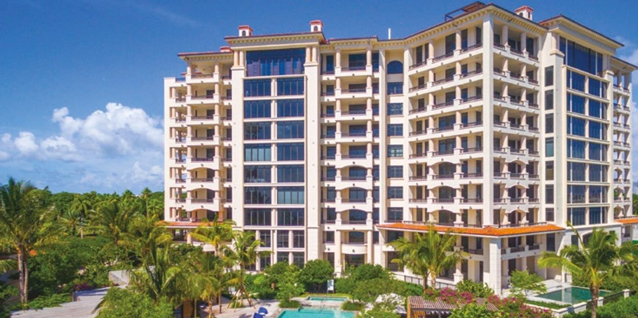 Palazzo del Sol is a waterfront residential condo overlooking the Atlantic Ocean.
