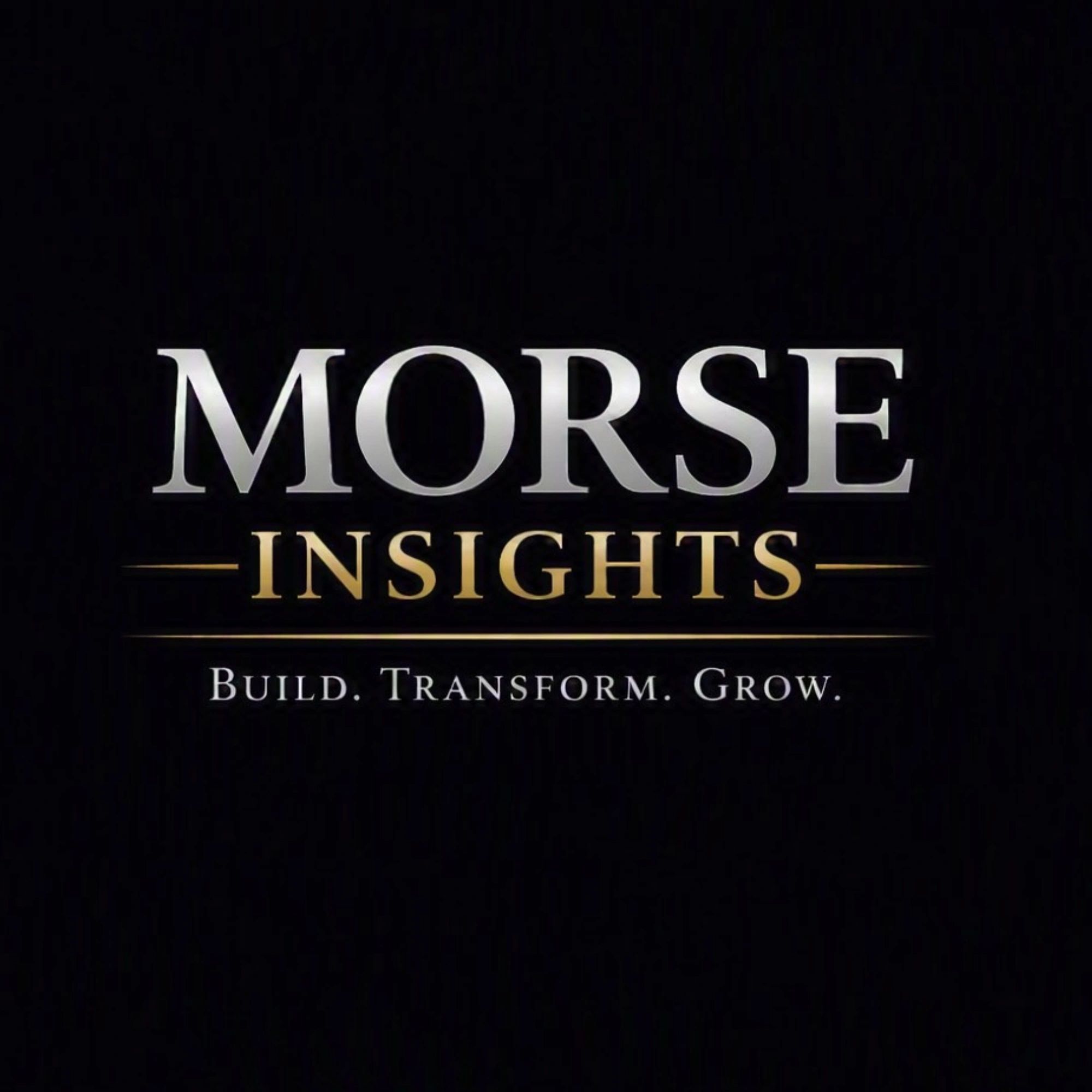 MORSE INSIGHTS logo with tagline Build. Transform. Grow.