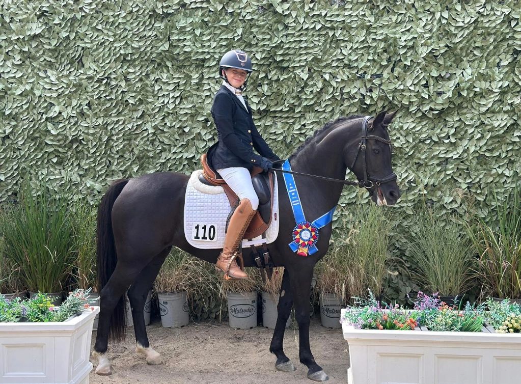 Dominique and her mare, Cupcake