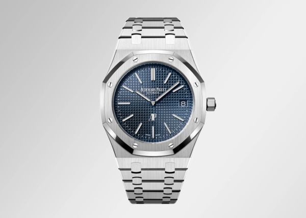 AUDEMARS PIGUET 15202ST BLUE DIAL JUMBO
