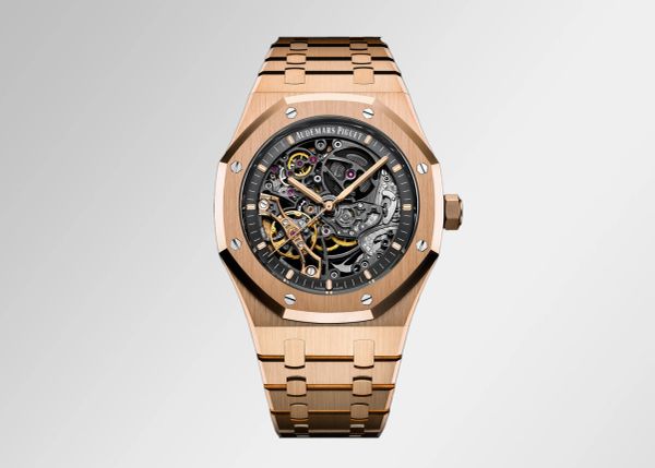 AUDEMARS PIGUET 15407OR SKELETON DOUBLE WHEEL BALANCE