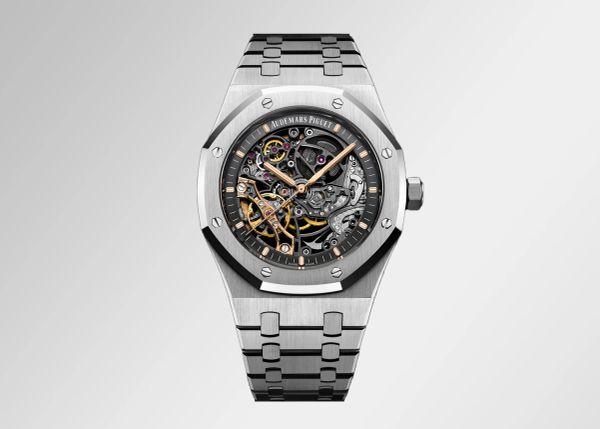 AUDEMARS PIGUET 15407ST SKELETON DOUBLE WHEEL BALANCE