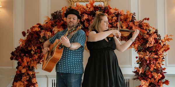 Emily and Paul Harding Violin and Acoustic Guitar Duo at Bowcliffe Hall Yorkshire
