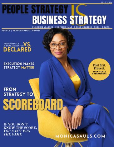 Business strategy magazine cover featuring Monica Sauls.