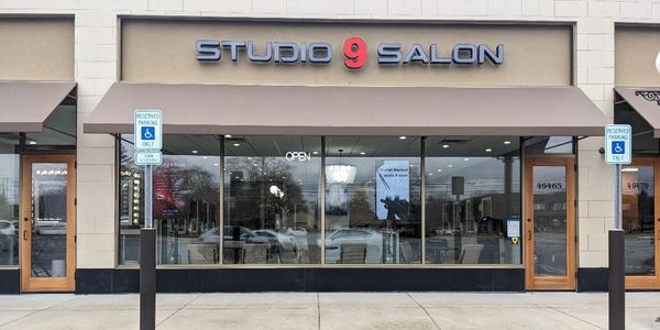 Studio 9 Salon  Shelby Township in the Da Fransisco Plaza 586-274-9996