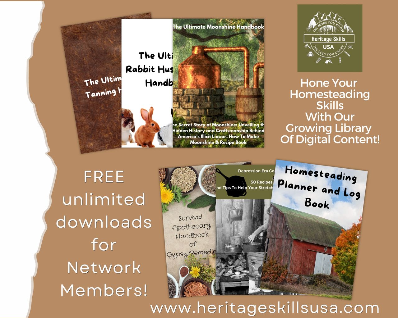 free homesteading handbooks