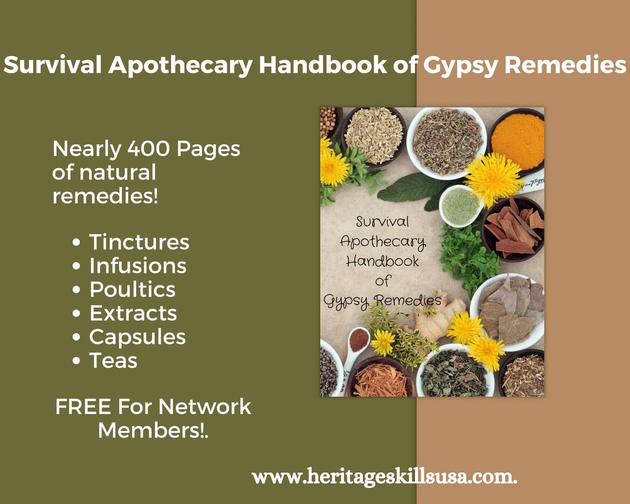 Herbal tinctures homesteading book