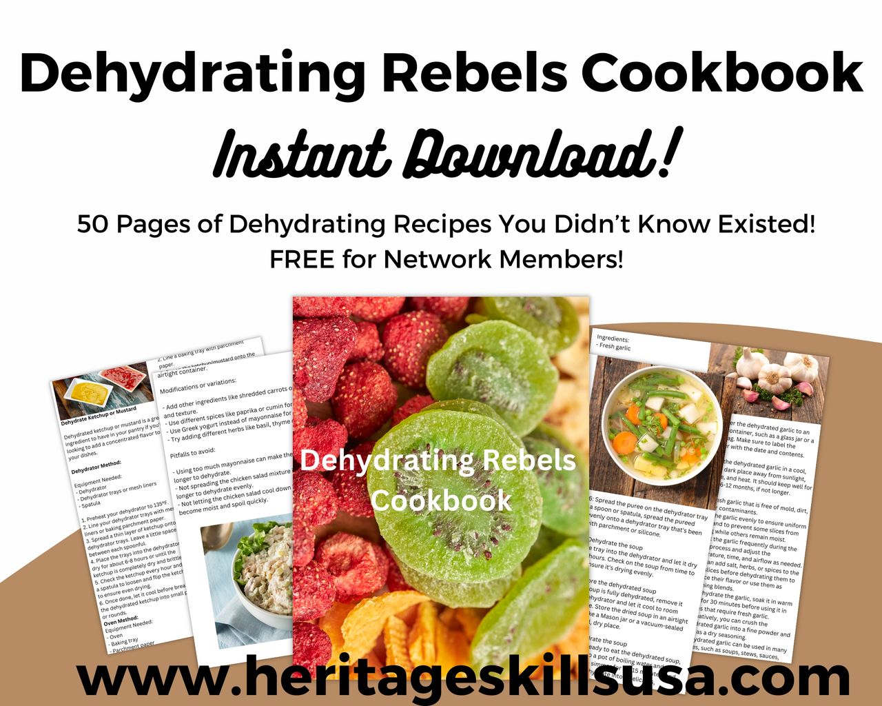 dehydrating guide 