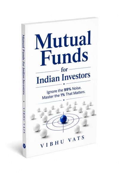 Book titled Mutual Funds for Indian Investors by Vibhu Vats.