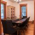Formal dining room with seating for 8